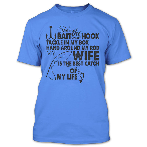 A black t-shirt with the shopify logo