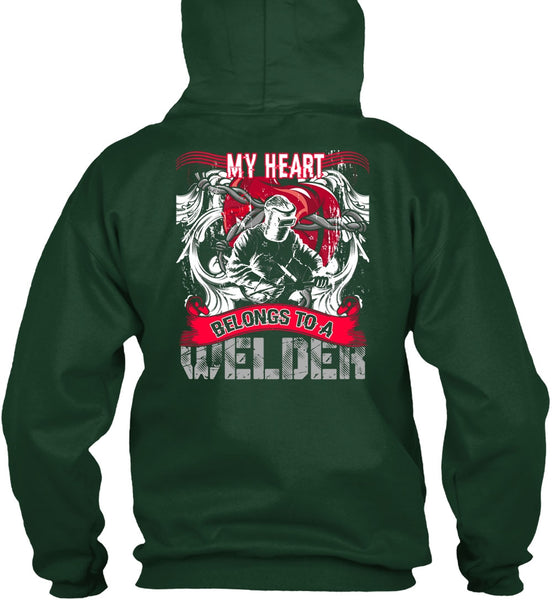 My Heart Belongs To A Welder T Shirt, Being A Welder T Shirt
