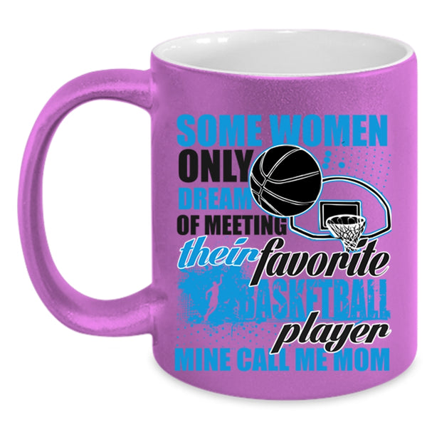 Mine Call Me Mom Coffee Mug, Favotite Basketball Player Accent Mug