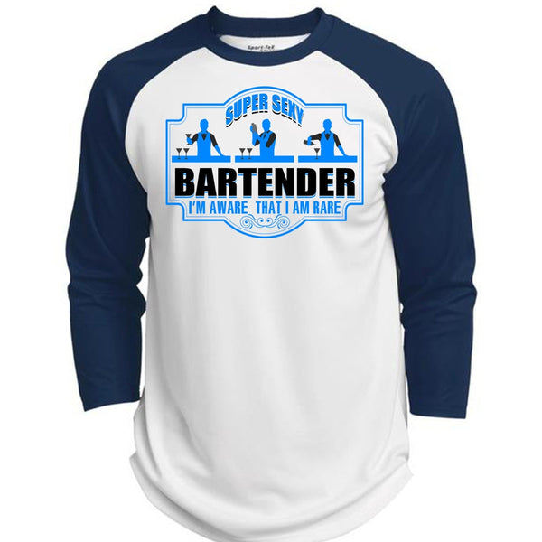 Bartender I'm Aware T Shirt, I Love Bartender T Shirt, Awesome T-Shirts  (Polyester Game Baseball Jersey)
