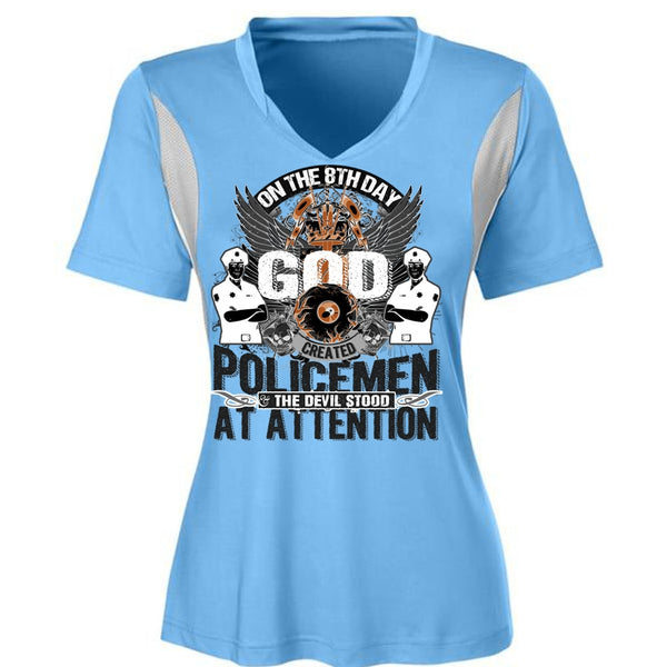 God Created Policemen T Shirt, Being A Police T Shirt, Awesome T-Shirts