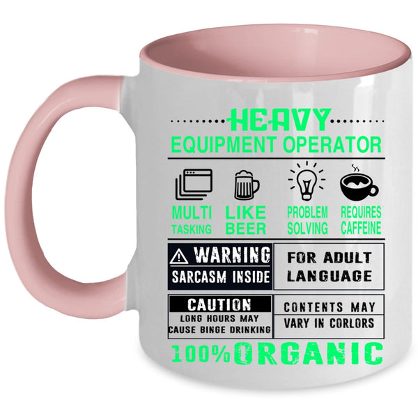 Cute Welder Coffee Mug, Heavy Equipment Operator Accent Mug