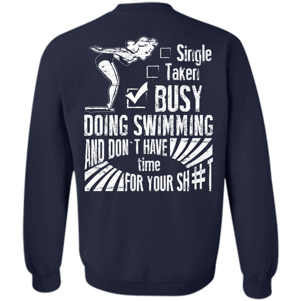 Being A Swimmer T Shirt, I Love Swimmer Sweatshirt