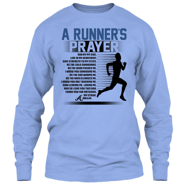 A Runner's Prayer T Shirt, Coolest Runner T Shirt