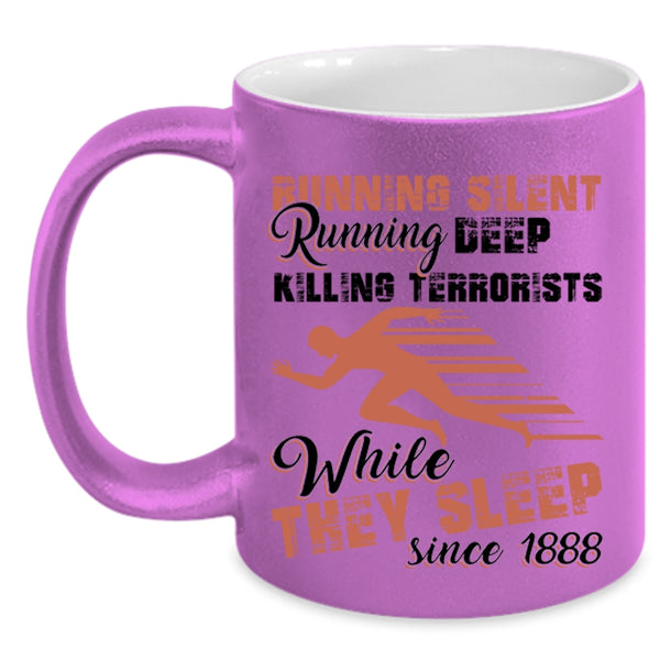 Running Deep Coffee Mug, Running Silent Accent Mug