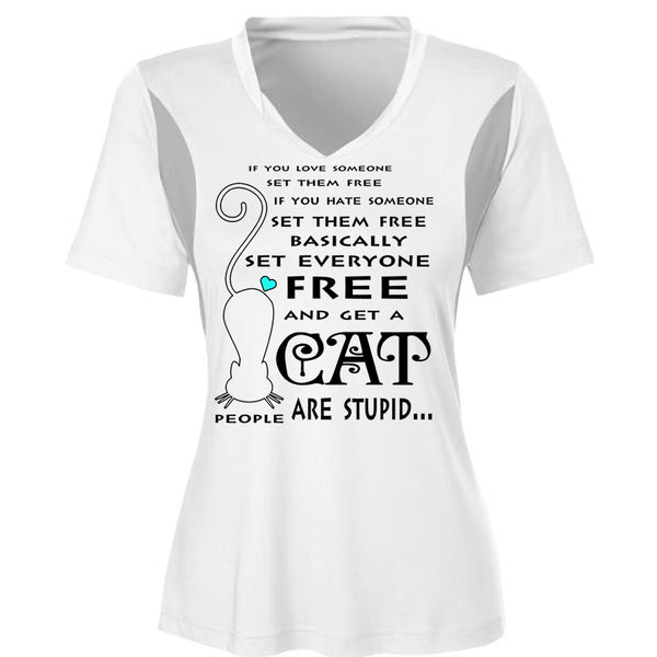 Basically Set Everyone Free And Get A Cat Are Stupid T Shirt, Favorite T Shirt