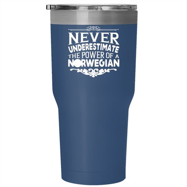 The Power Of A Norwegian Tumbler 30 oz Stainless Steel, Awesome Norwegian Travel Mug