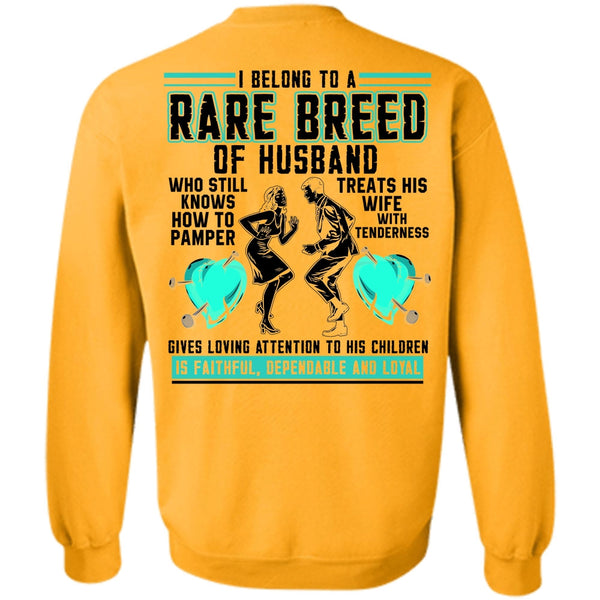 I Love Husband T Shirt, Rare Breed Of Husband Sweatshirt