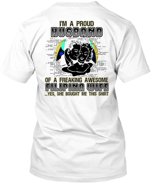 A black t-shirt with the shopify logo