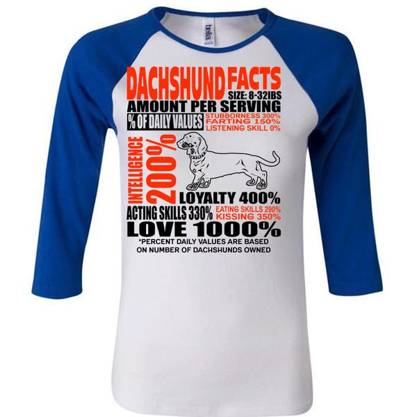 Dachshund Facts T Shirt, I Love Dachshund T Shirt, Awesome T-Shirts