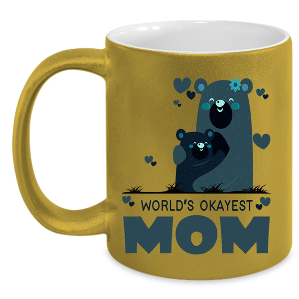 Cute Gift For Mom Coffee Mug, Best Mom Ever Accent Mug