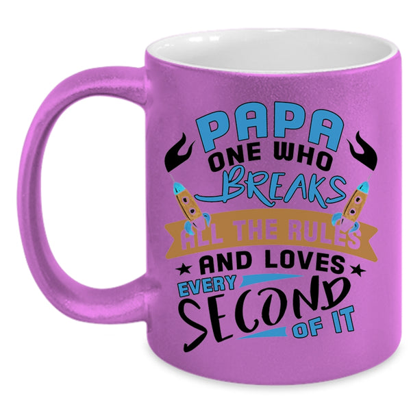 Best Gift For Papa Coffee Mug, Awesome Papa Accent Mug