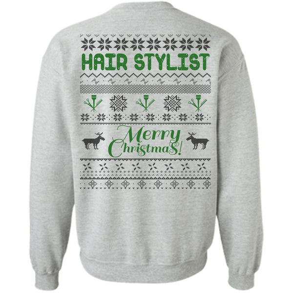 I Love Hair Stylist T Shirt, Hair Stylist Merry Christmas Sweatshirt
