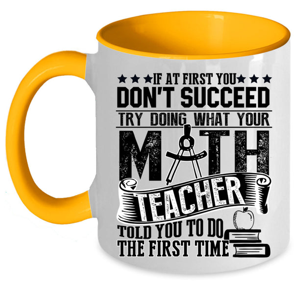 Awesome Math Teachers Coffee Mug, Math Teacher Accent Mug