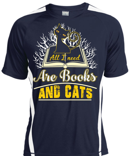 All I Need Are Books And Cats T Shirt, Being A Reader T Shirt, Cool Shirt