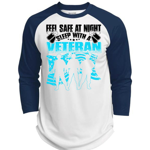 Sleep With A Veteran T Shirt, I Love Veteran T Shirt, Awesome T-Shirts  (Polyester Game Baseball Jersey)
