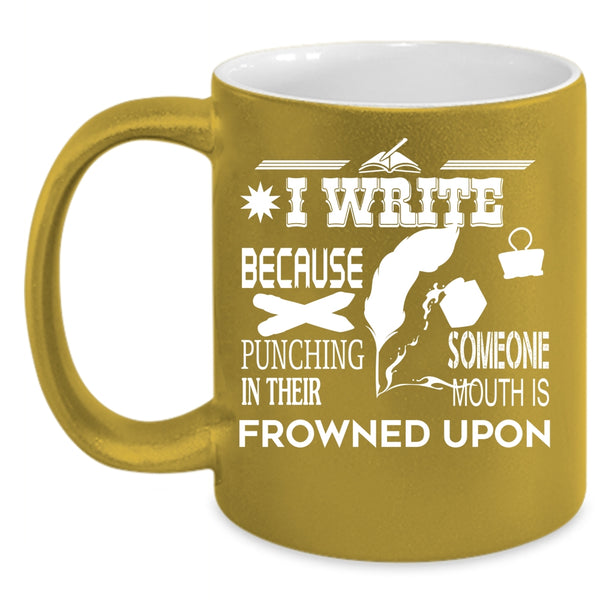I Write Coffee Mug, I Love Writing Coffee Cup