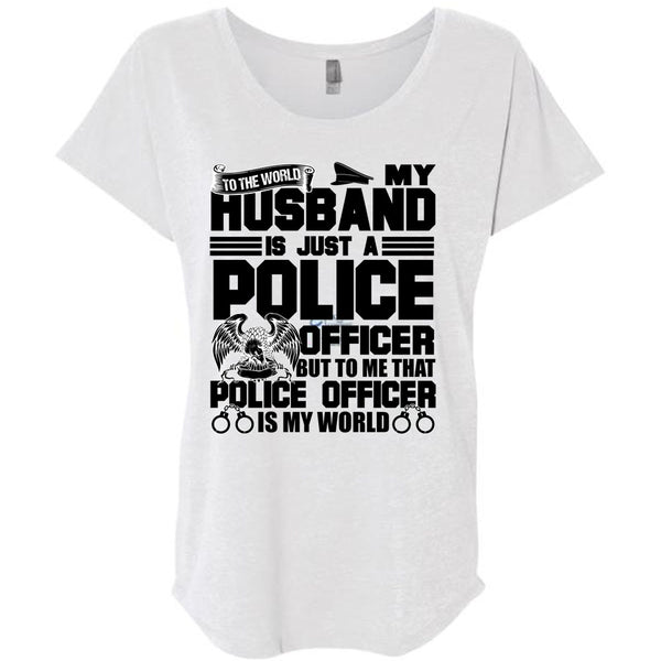 My Husband Is Just A Police Officer T Shirt, I Love Police T Shirt, Awesome T-Shirts