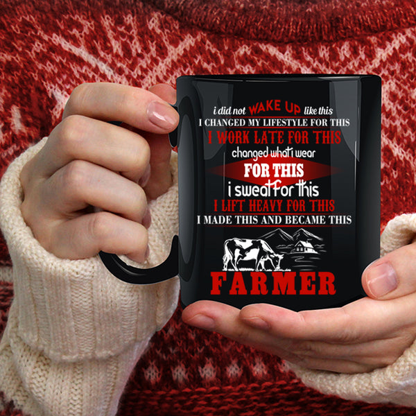Became This Farmer Coffee Mug, Cool Farmer Coffee Cup