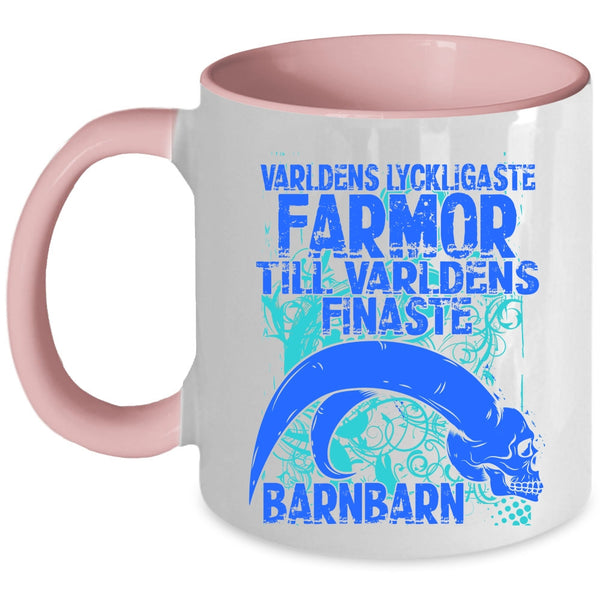 Cool Grandmas Coffee Mug, Varldens Lyckligaste Farmor Accent Mug