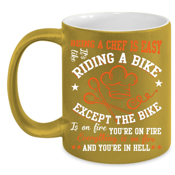 Being A Chef Is Easy Coffee Mug, Cute Gift For Chef Coffee Cup