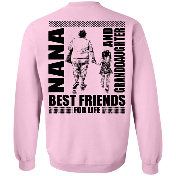 I Love Nana T Shirt, Nana And Granddaughter Best Friend Sweatshirt