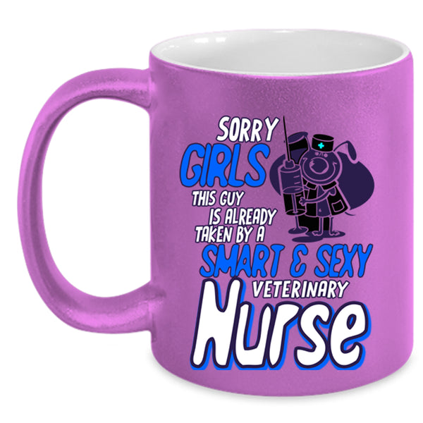 My Husband Coffee Mug, Taken By A Smart Veterinary Nurse Accent Mug