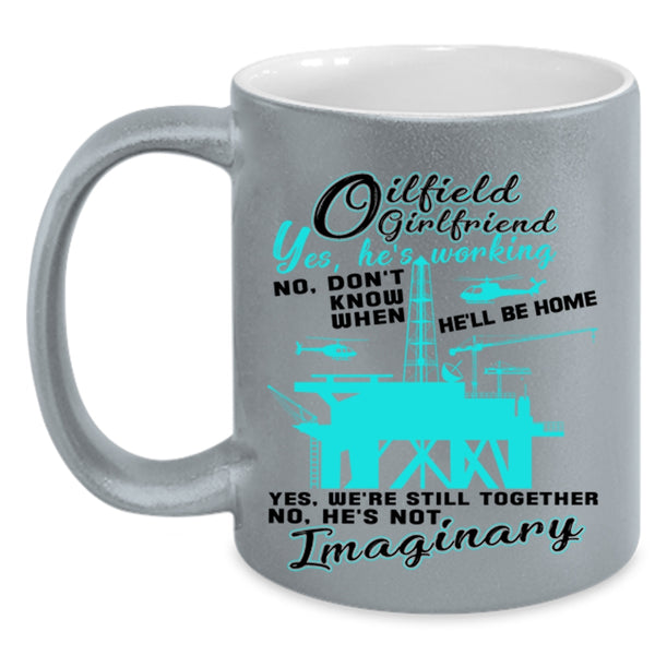 Cool Couple Coffee Mug, Oilfield Girlfriend Accent Mug