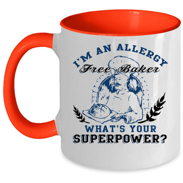 Cool Baker Coffee Mug, I'm An Allergy Free Baker Accent Mug