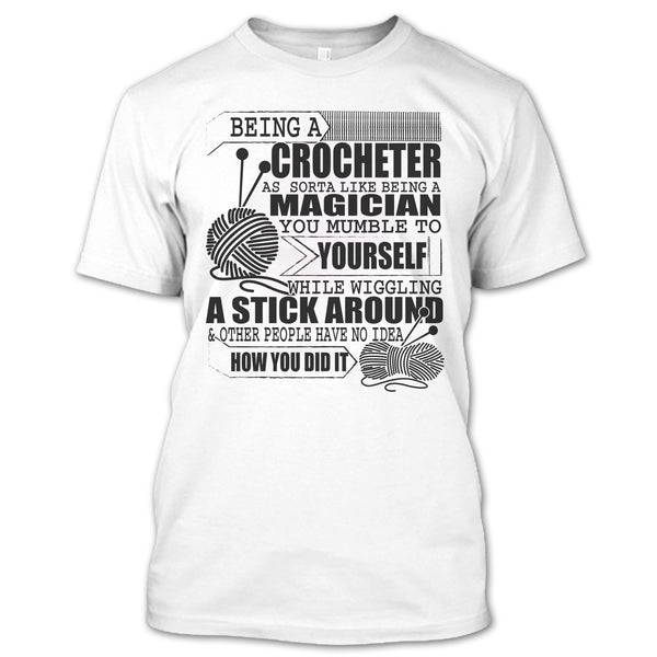 A black t-shirt with the shopify logo