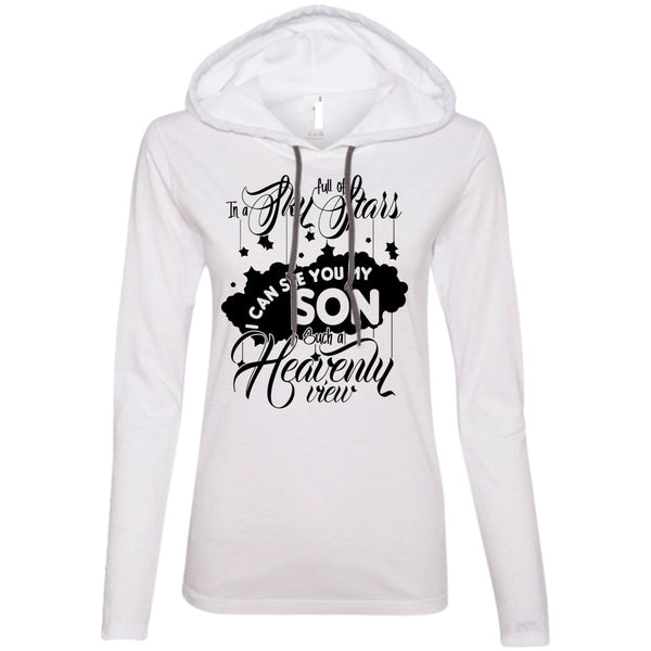 A black t-shirt with the shopify logo