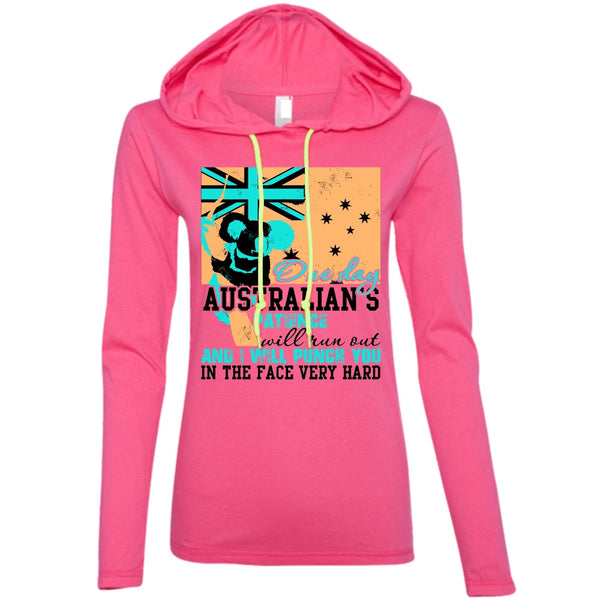 On Day Australian's Patience T Shirt, I Love Veteran T Shirt, Awesome T-Shirts