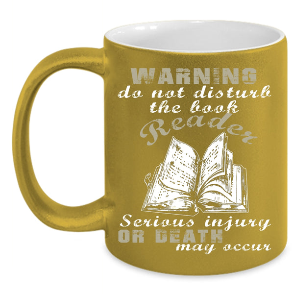 The Book Reader Coffee Mug, Awesome Book Reader Coffee Cup
