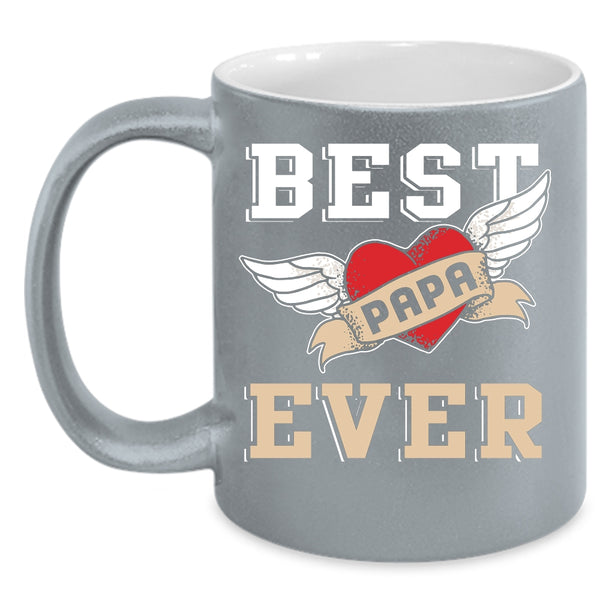 Best Papa Ever Coffee Mug, Awesome Gift For Papa Coffee Cup