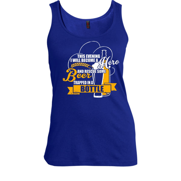 Rescue Some Beer T Shirt, Coolest Beer Drinker Tank Top