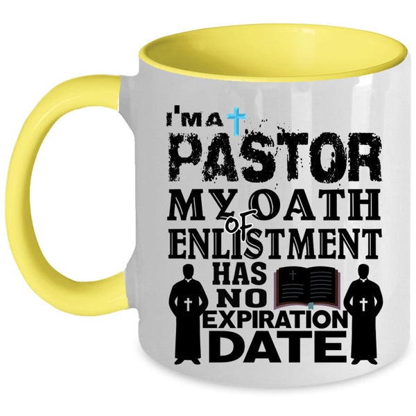 Best Gift For Dad Coffee Mug, I'm A Pastor Accent Mug