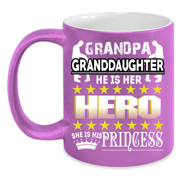 Grandpa And Granddaughter Coffee Mug, Cool Gift For Grandpa Coffee Cup