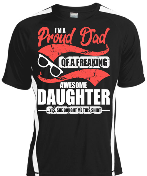 A black t-shirt with the shopify logo