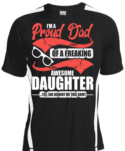 A black t-shirt with the shopify logo