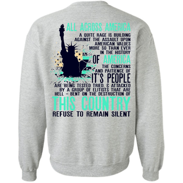 I Love Veteran T Shirt, All Across America Sweatshirt