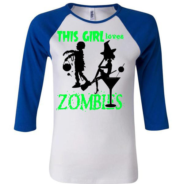 This Girl Loves Zombies T Shirt, Wait For Halloween T Shirt, Awesome T-Shirts