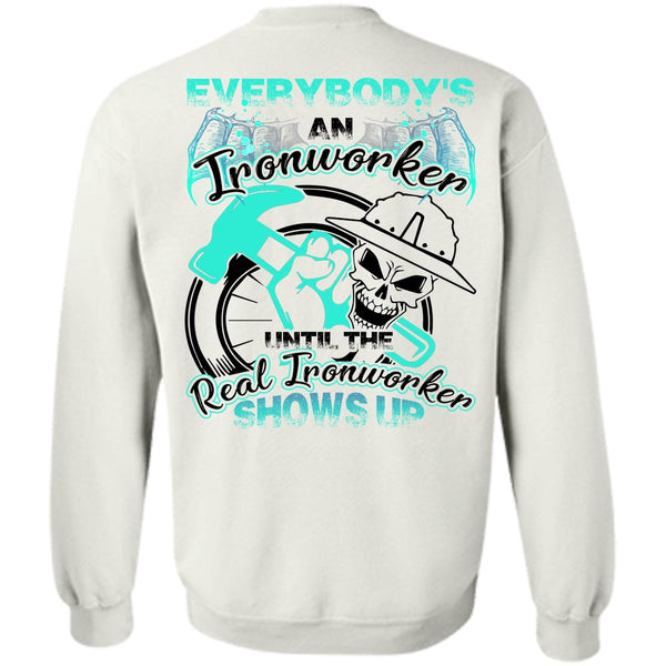 A black t-shirt with the shopify logo