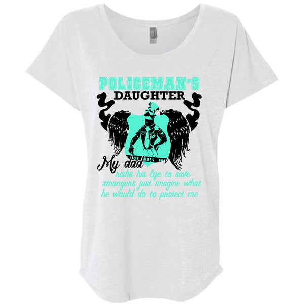 Policeman's Daughter T Shirt, I Love Police T Shirt, Awesome T-Shirts