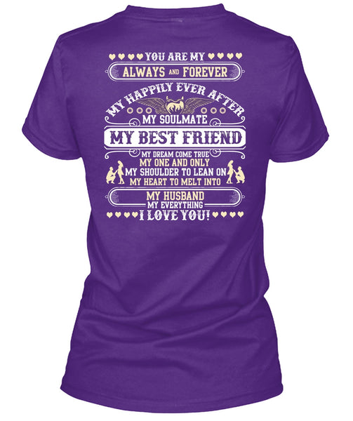 My Husband My Everything T Shirt, I Love You T Shirt