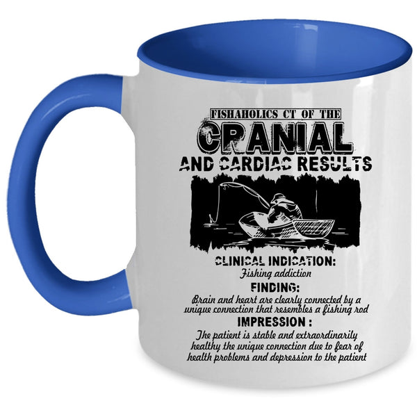 Cool Gift For Fisher Coffee Mug, Fishaholics Accent Mug