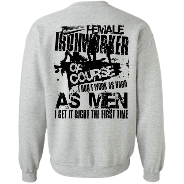 I Love Ironworker T Shirt, Female Ironworker Sweatshirt