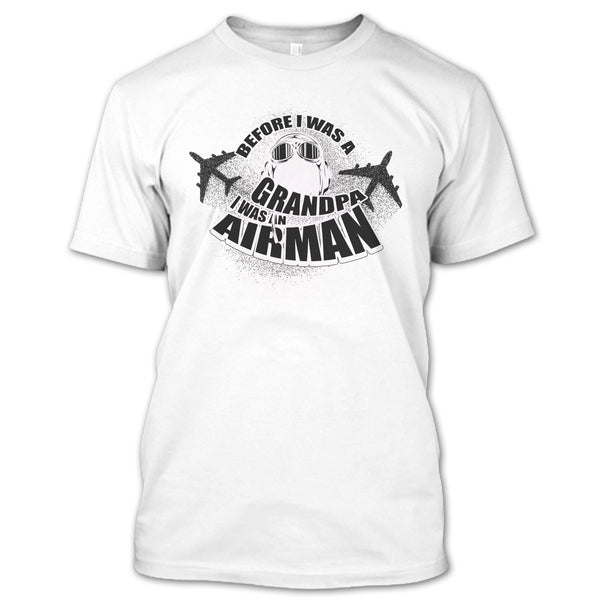 A black t-shirt with the shopify logo