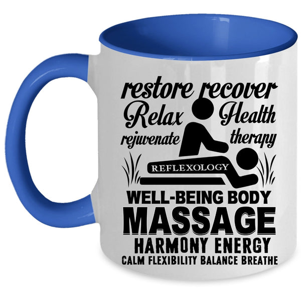 Cool Job Title Coffee Mug, Funny Massage Theralist Accent Mug