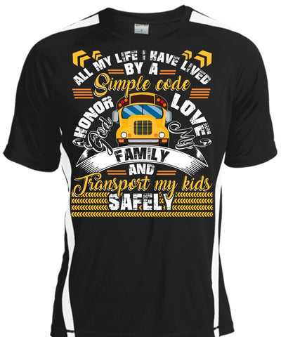 A black t-shirt with the shopify logo