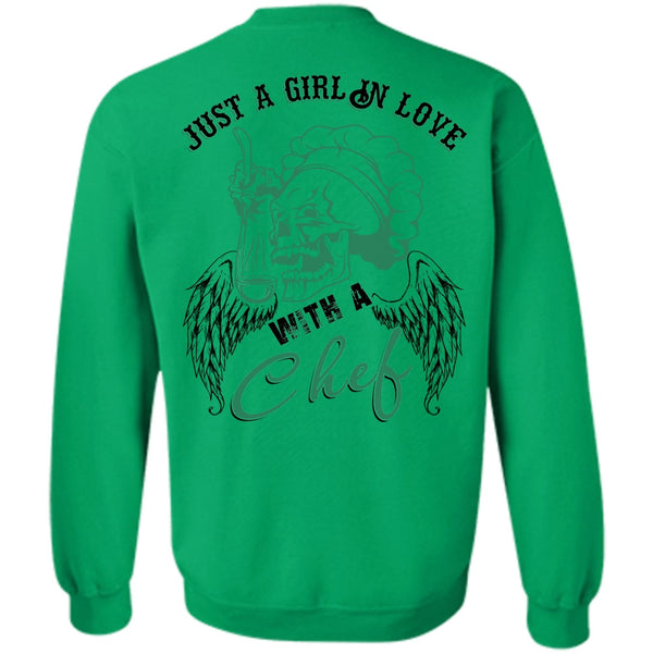 I Love Cooking T Shirt, Just A Girl In Love With A Chef Sweatshirt